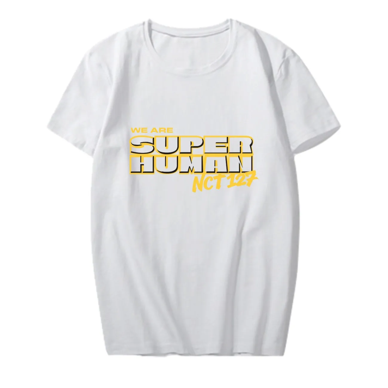 Kpop nct 127 Album We are superhuman same Aid футболка с короткими рукавами и принтом kpop для мужчин