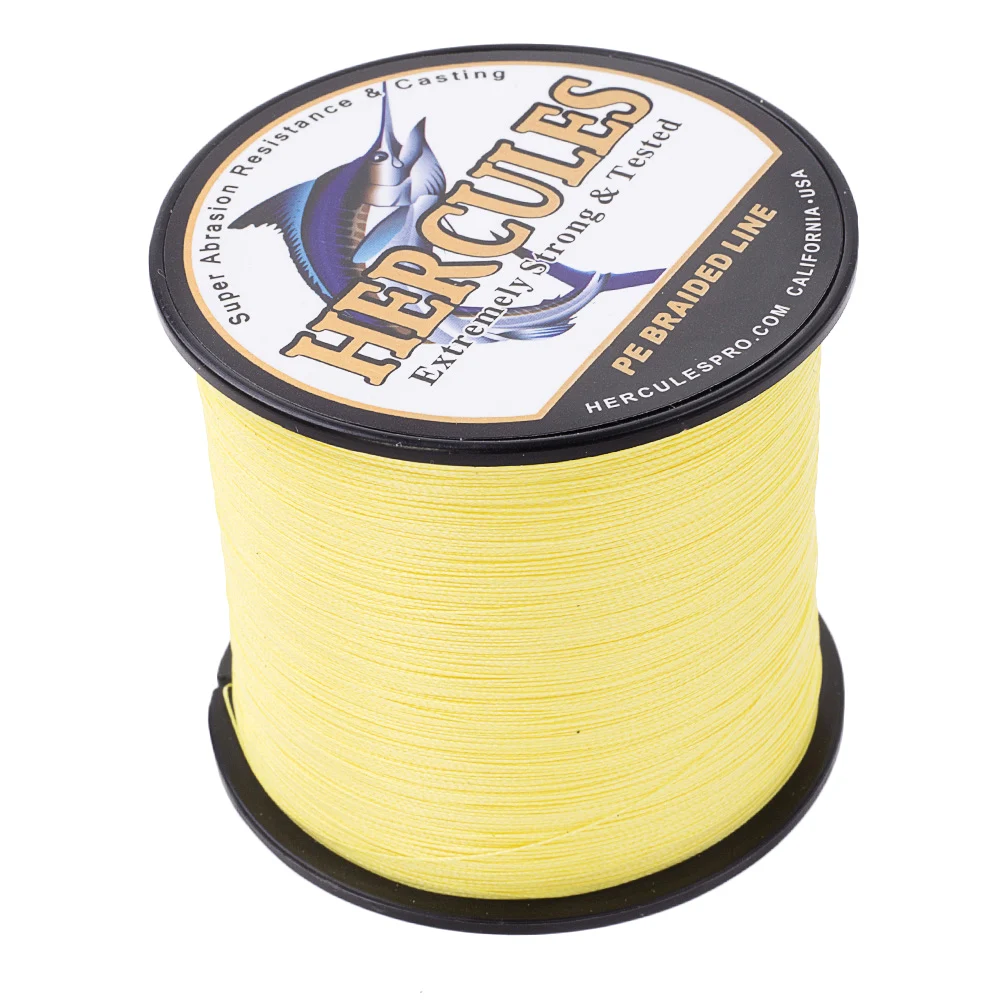 Hercules Fishing Line 6 100LB Braided Carp 100M 2000M 4 Strands Multifilament PE Wire Pesca Vissen Cord|Рыболовные лески| |