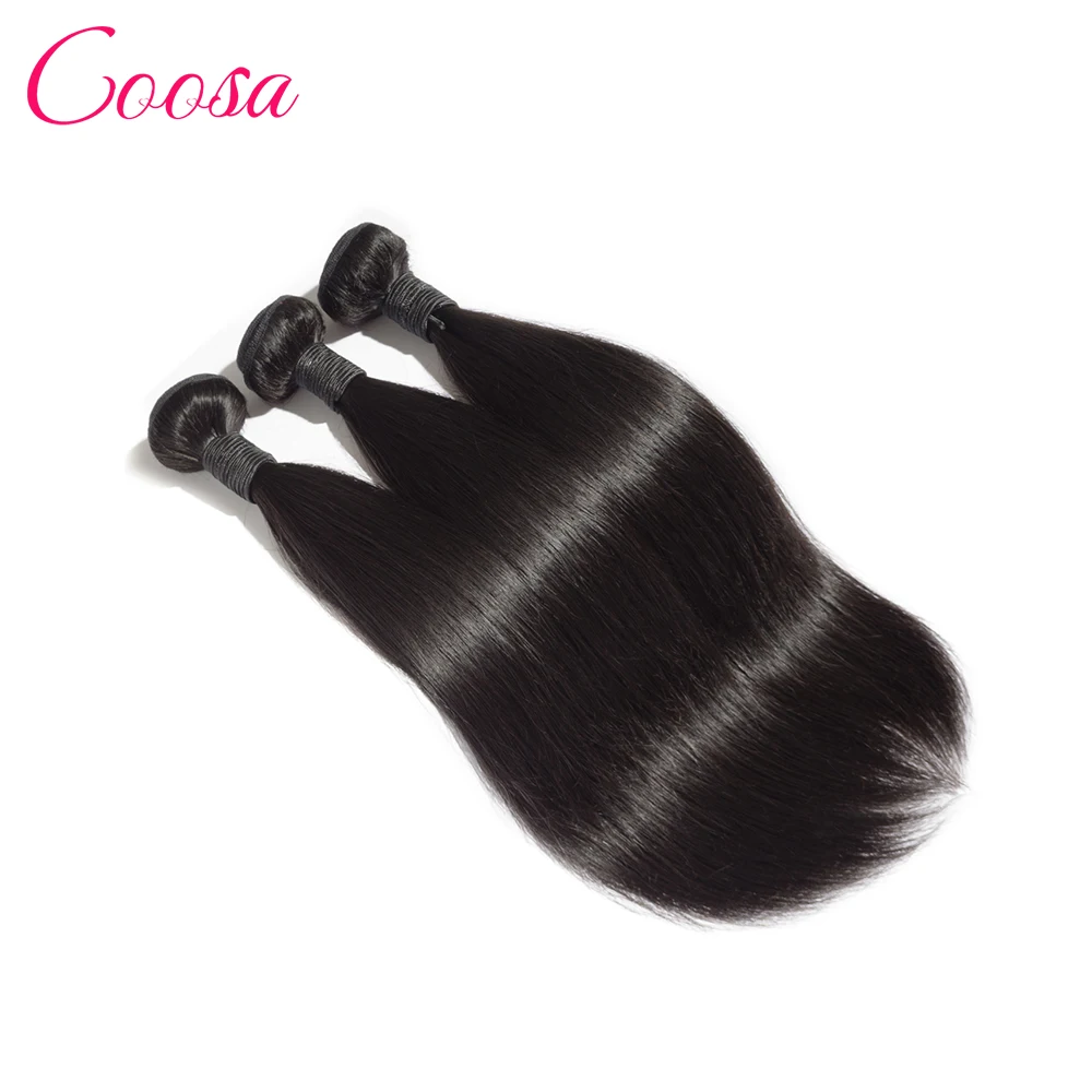 Indian Straight Hair 1 Bundle Soft Virgin Coosa Products Hot Sale |