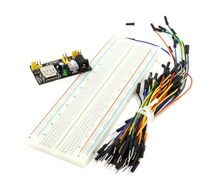 10 комплектов MB-102 Макет 830 очков Комплект печатной платы без пайки для arduino
