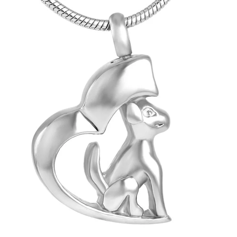 IJD8129 Pet мемориальная урна ювелирные изделия Ash keepsake gold/rose gold dog In My heart ожерелье из