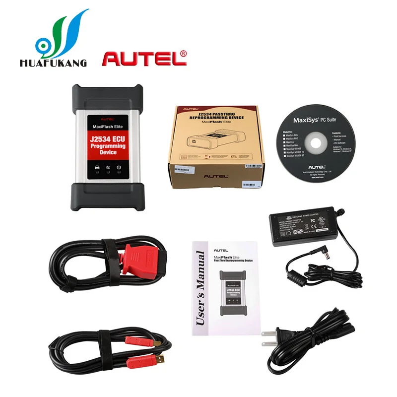 Autel MaxiFlash Elite Pro J2534 инструмент для программирования ECU работает с Maxisys 908/908P|programming