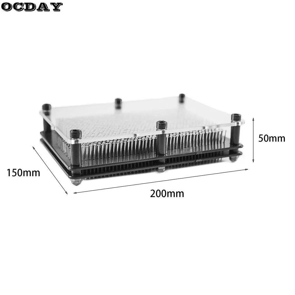 OCDAY 3D клон Pin Art в форме руки забавная модель игрушки для взрослых детей Pinscreen картина из игл настольная художественная резьба Pinart подарок
