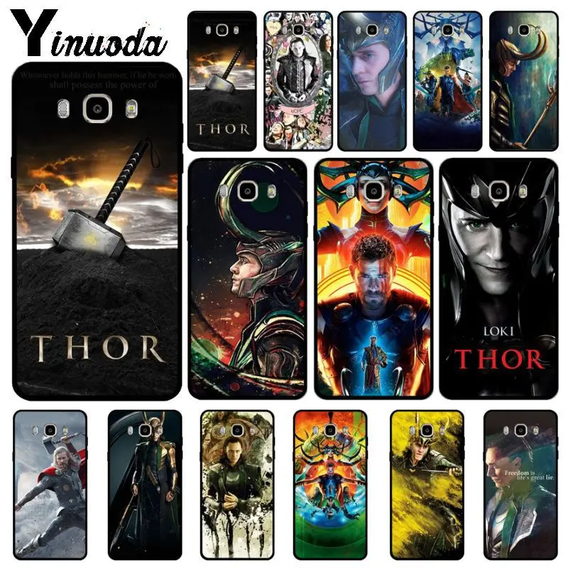 Yinuoda Loki Thor DIY Печатный чехол для телефона Samsung Galaxy j6plus j7 prime j8 j2 j4plus 2018