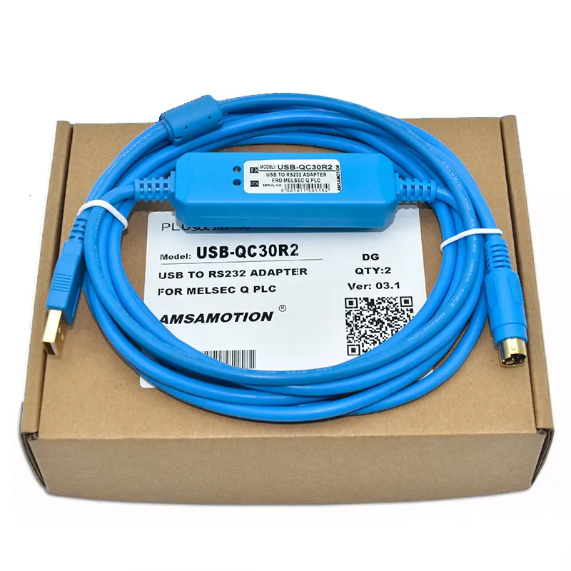 USB Кабель для программирования QC30R2 FT232RL Q серии PLC & GT1020 и GT1030 сенсорный экран|cable 2|20