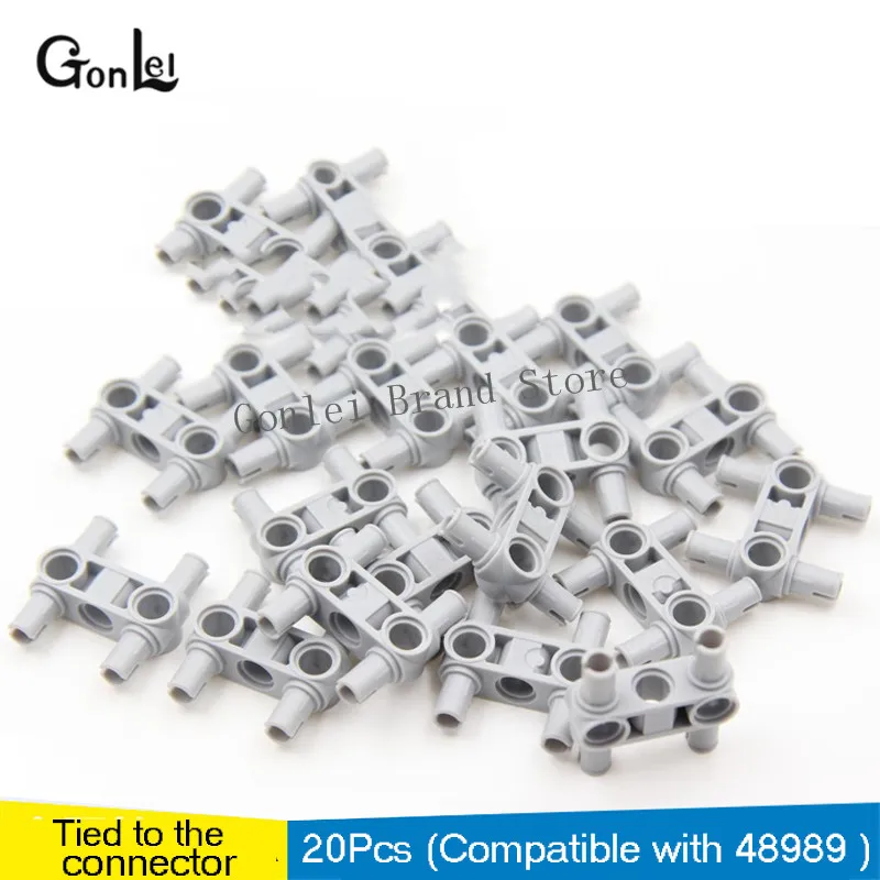 20 шт./лот серия Technic Beam 3*3 привязанные к соединителю детали MOC Brick/механический