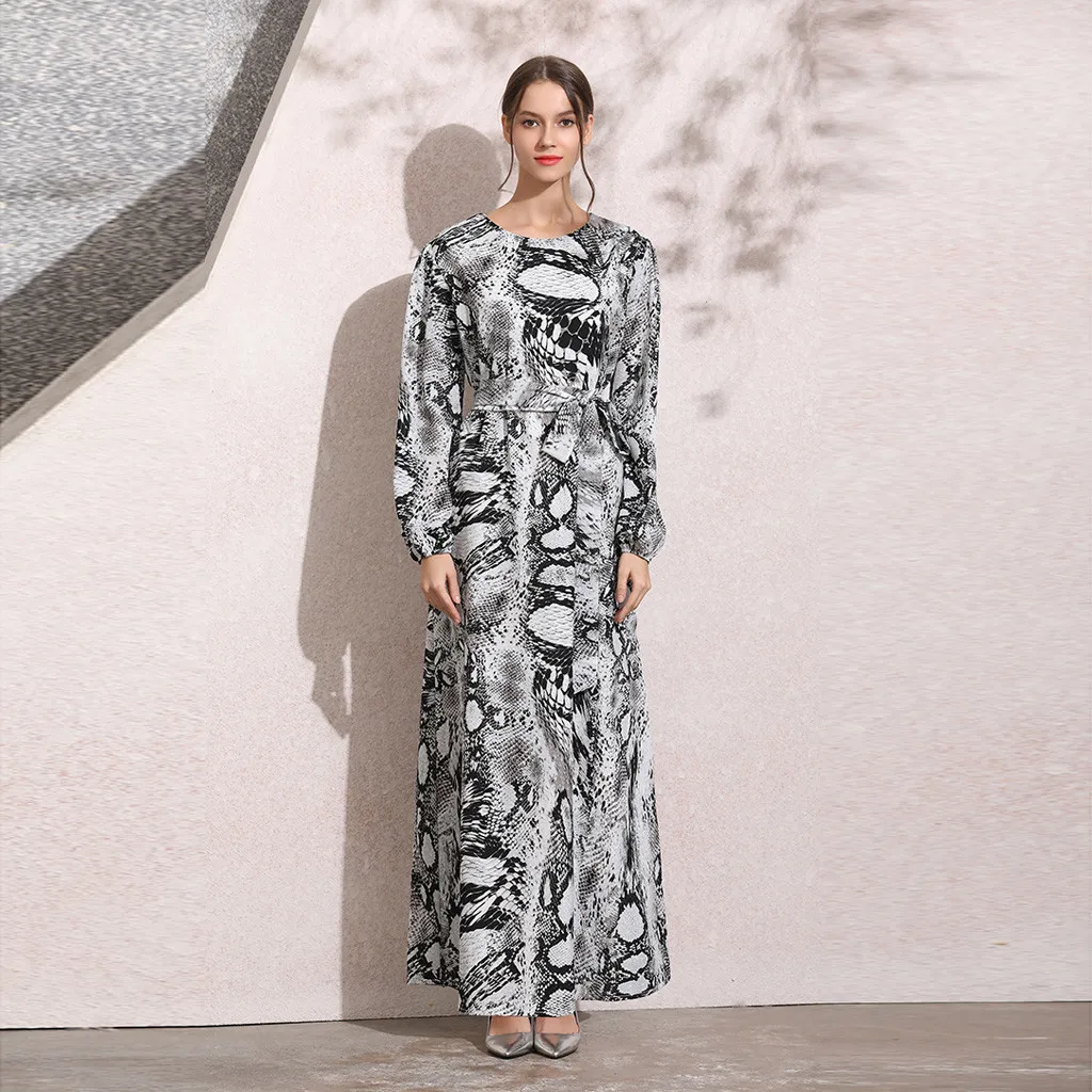 Vestidos 2019 Весенняя полосатая Abaya Дубай Турция арабское мусульманское женское