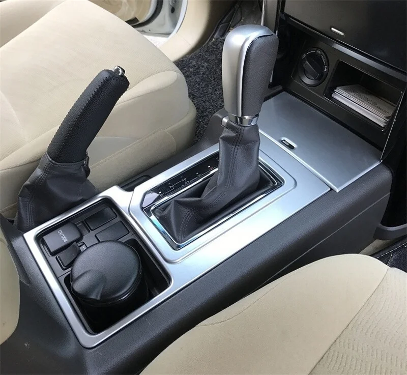 Для 2010- Toyota Land Cruiser Prado FJ 150 ABS коробка переключения передач, панель, накладка на головку переключения передач, рамка, аксессуары для стайлинга автомобилей
