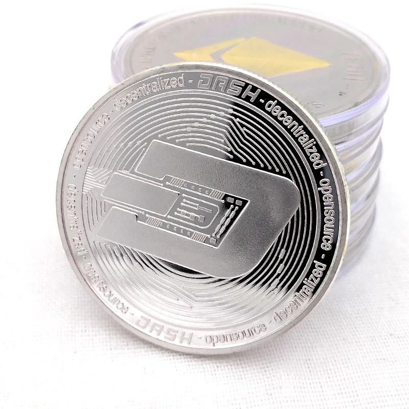 Декор для дома Биткоин поделки необычное покрытие золотом коллекция дашкоинов