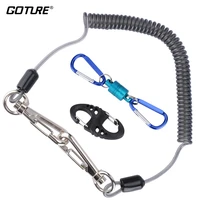 goture 3pcs fishing accessories include magnetic buckle lanyardsafety rope 8 shape buckle for fly fishing