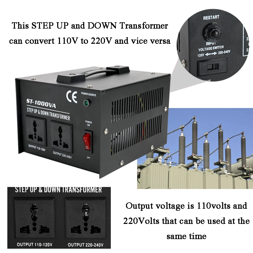 ST-1000W для домашнего использования 100в-220в Интеллектуальный эффективный