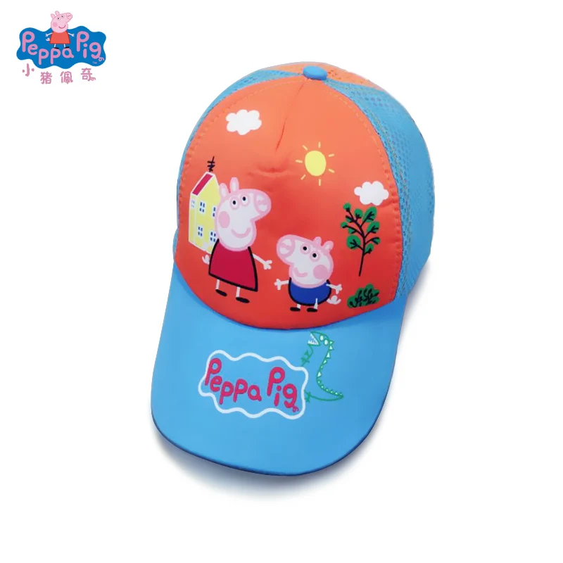 4 Peppa шапка со Свинкой Милая свинка семья Аниме Фигурка тиара дышащая классная бейсболка теннисная Кепка летние эфирные детские игрушки - Цвет: 4