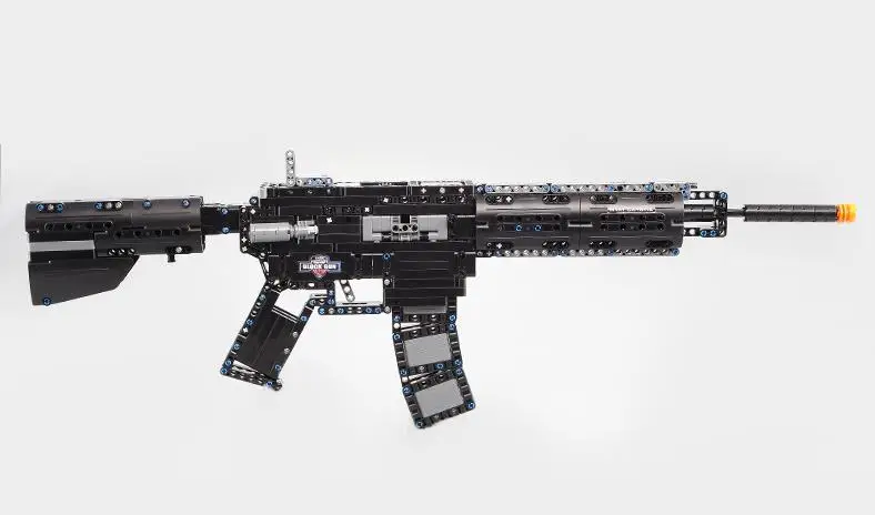 621 шт. Строительные блоки M4A1 карабин для оружия игрушки|Игрушечные кубики| |