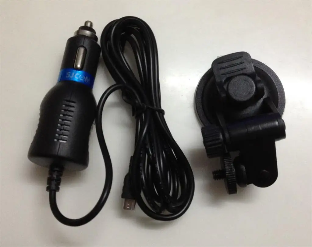 Автомобильное зарядное устройство + присоска держатель в автомобиль с