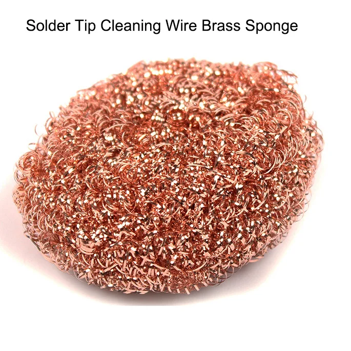 

NOVFIX 5pcs/lot Soldering Station Tip Cleaner Wire Brass Sponge Replacement Cleaning Copper Wire free shipping