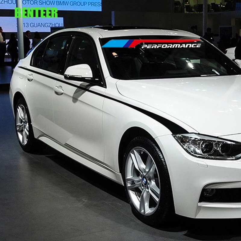 M эффективная наклейка на лобовое стекло автомобиля для bmw E36 E39 E46 E53 E60 E61 E64 E70 E71 E85