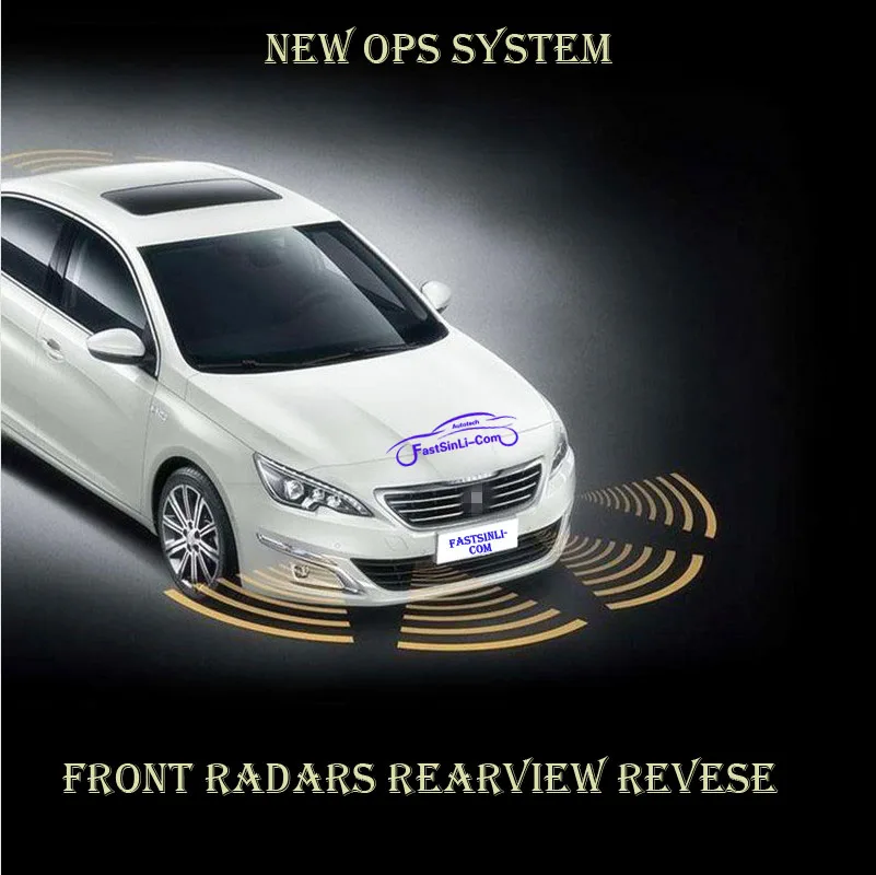 Новая система OPS Parktronics автомобильные парковочные датчики 6 датчик сигнализации