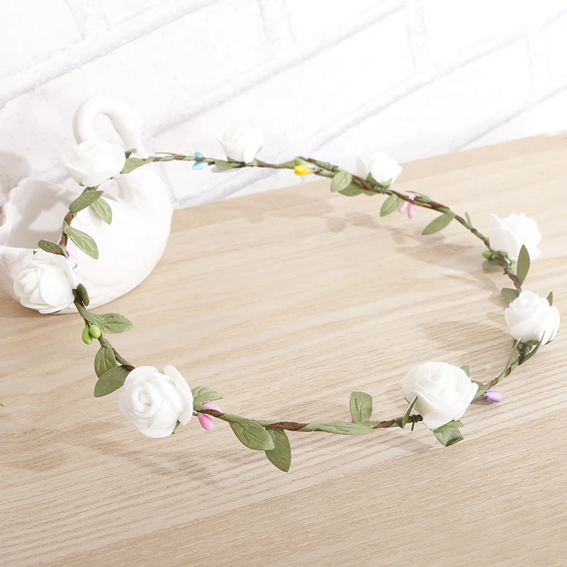Цветочный венок для волос на голову свадебной вечеринки девочек|headband silver|headbands