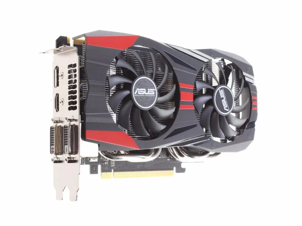 Б/у оригинальные видеокарты ASUS GTX 760 2 Гб 256 бит GDDR5 для карт nVIDIA VGA Geforce GTX760 HDMI
