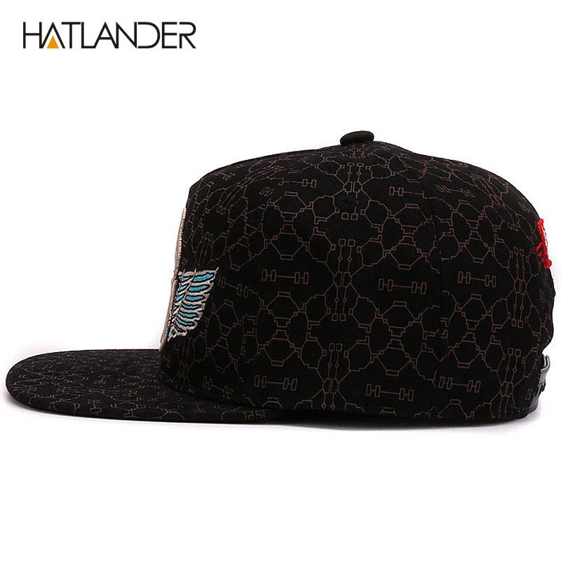 HATLANDER крутая плоская бримл Повседневная бейсболка кости snapbacks Кепка с 3D вышивкой