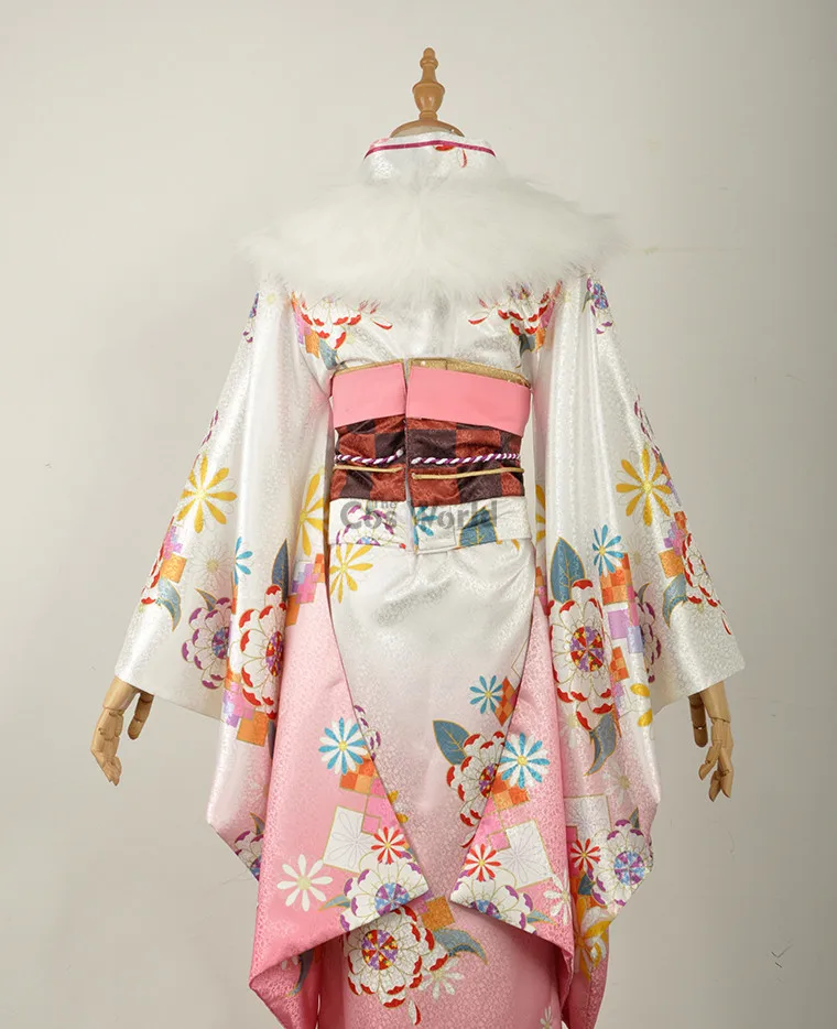 Милый! Солнечный свет! Новогоднее платье кимоно Aqours Sakurauchi Riko Yukata Униформа костюмы