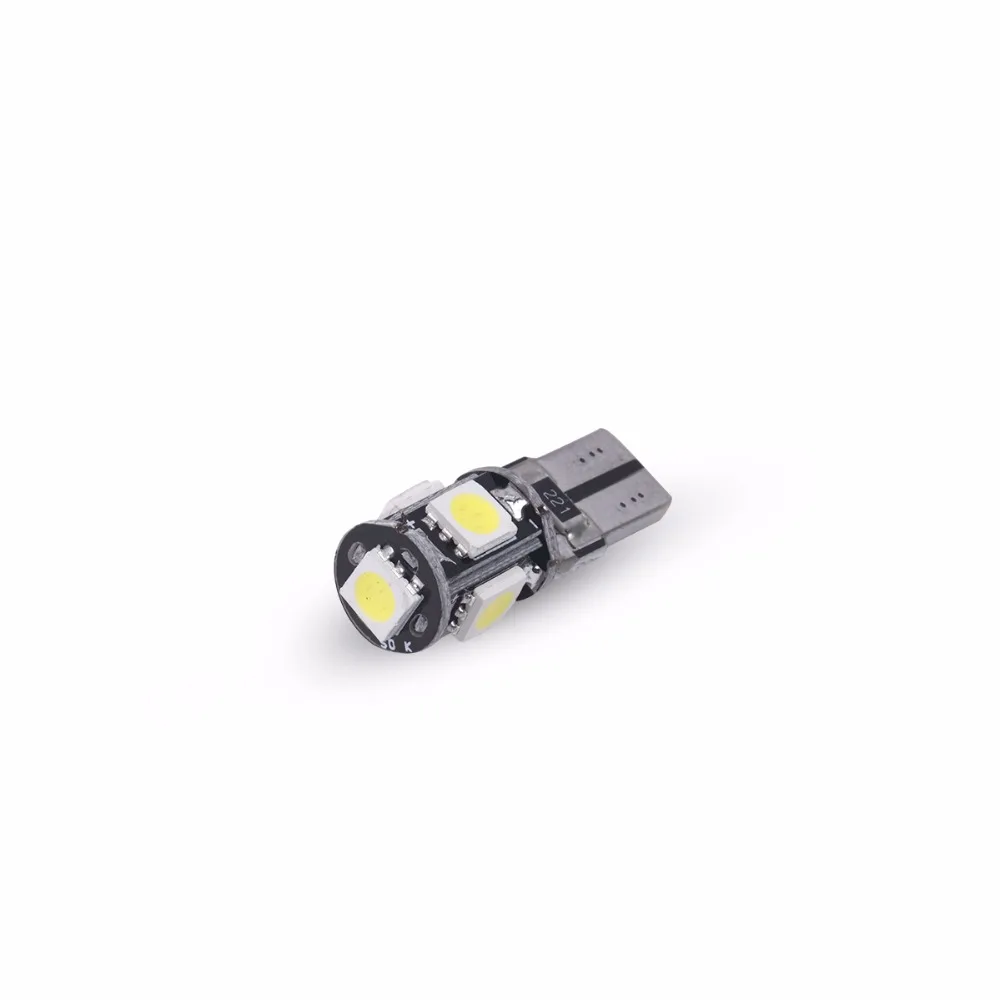 Оптовая продажа светодиодсветильник автомобисветодиодный Лампы Canbus T10 5smd 5050 194 W5W