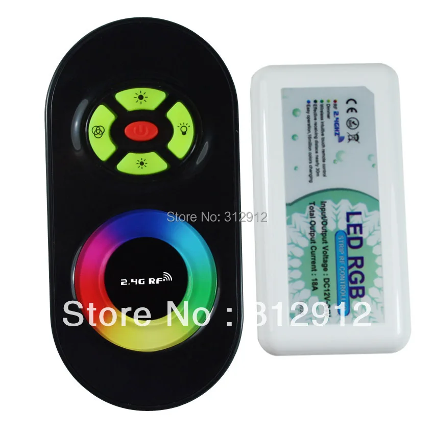 2 4G RGB LED сенсорный пульт дистанционного управления DC12 24V вход 6A * 3 канальный выход