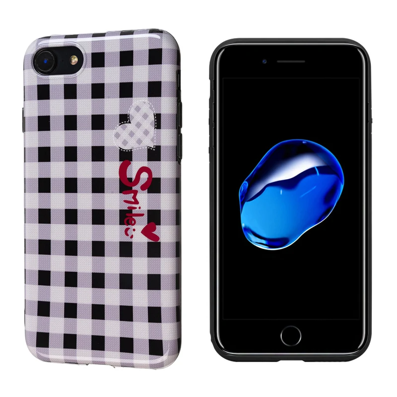 Case for iPhone XS Max XR X 8 Plus 7 TPU Soft Silicon Cover 6S 6 Coque Cute Korea Pattern Smile Love Bear | Мобильные телефоны и