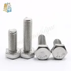 2 шт. 516-18 UNC Нержавеющая сталь 304 Американский внешний шестигранный винт Британский внешний шестигранный болт