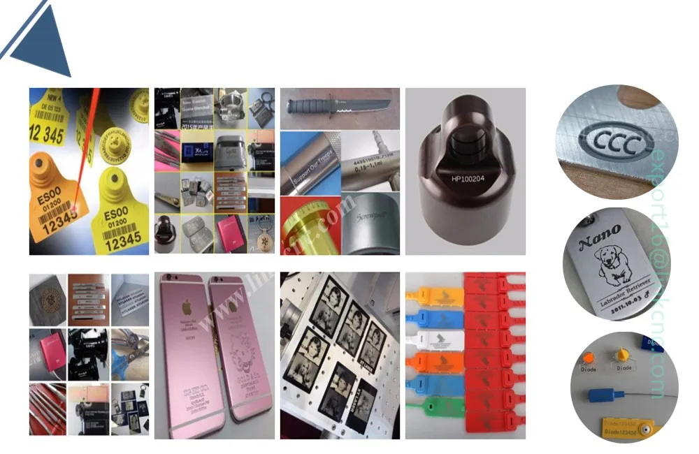 Золотое качество волоконная лазерная маркировочная машина 20 Вт волоконный лазер