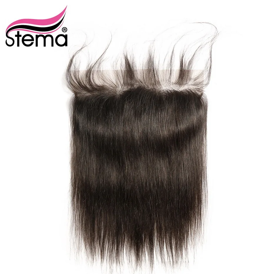 Stema 13x6 #613 блонд прямые кружева фронтальный заказ с сеткой волосами младенца