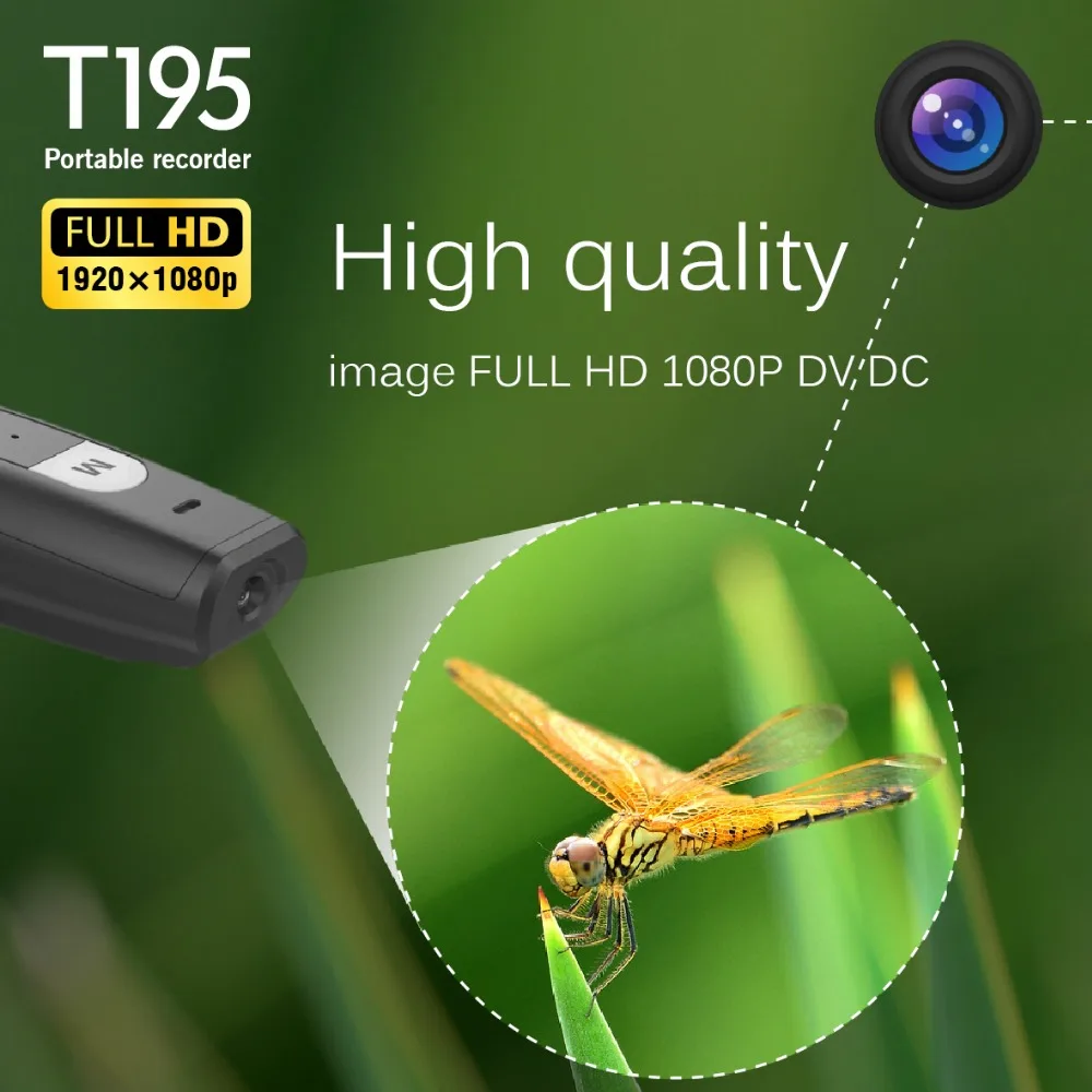 Портативная мини-камера Mini DV 1080P Full HD H.264 ручка камера диктофон Micro Body Camara DVR