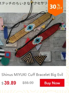 Shinus 5 шт./партия Miyuki Браслеты Женские лошадиные браслеты летние ювелирные изделия Pulseras Mujer веревка дружбы Delica бусины ручной работы