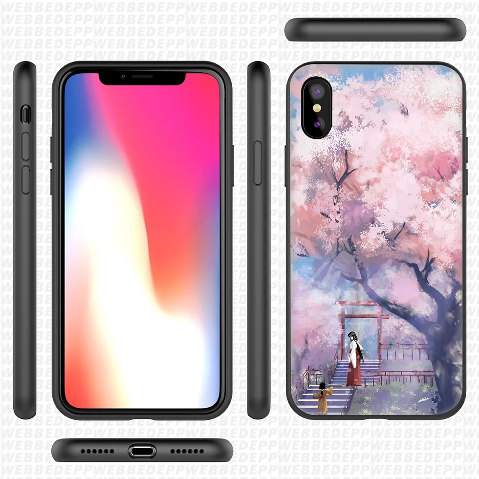Мягкий силиконовый чехол WEBBEDEPP Anime Manga Inuyasha для iPhone 11 Pro Xr Xs Max X или 10 8 7 6 6S Plus 5 5S SE Case |