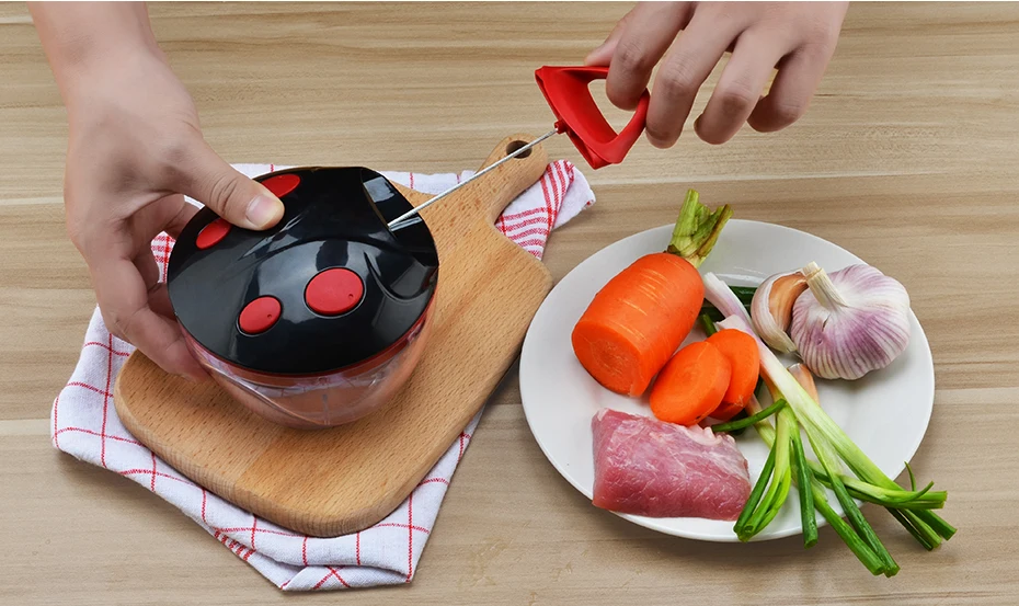 Upspirit многофункциональный овощерезка измельчитель ручной мясорубка для мяса взбиватель для яиц из нержавеющей стали для салата кухонные инструменты