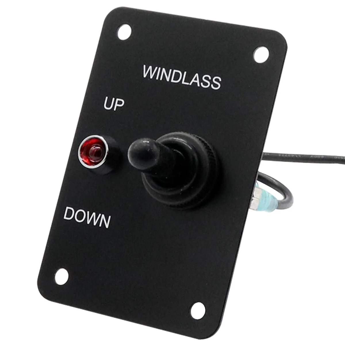Marine Boat Anchor Windlass Return Toggle Switch Aluminum Plate 2 Way Led Light Up/Down Winch | Автомобили и мотоциклы