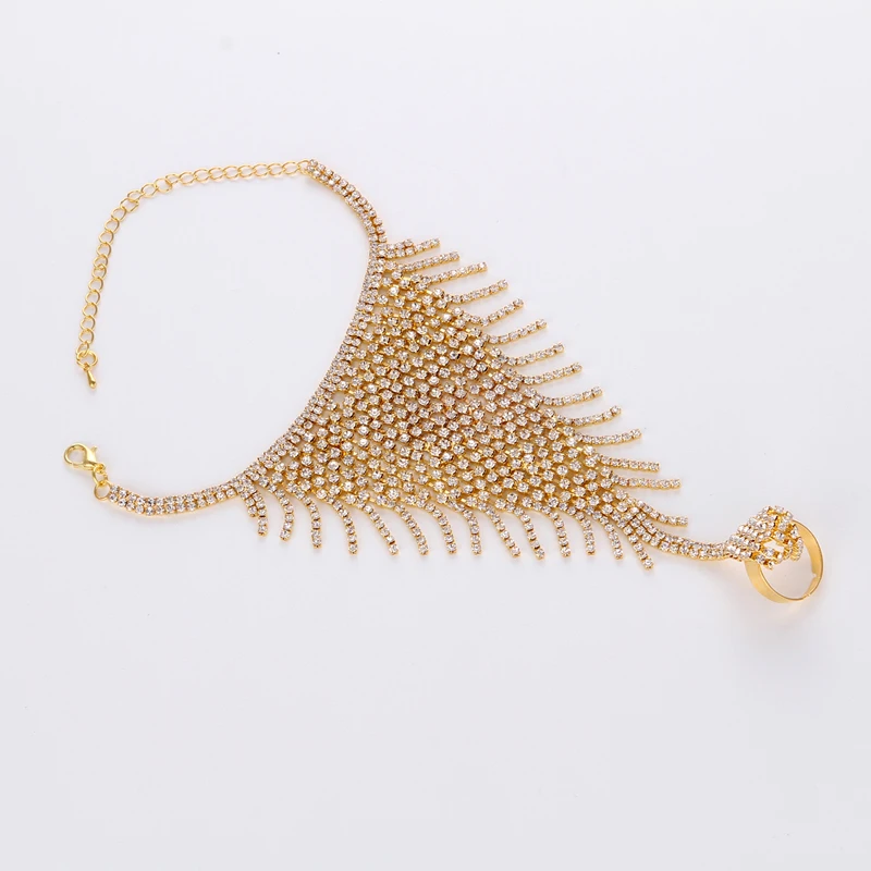 Браслет для стразы с кристаллами невесты танца живота | Тематическая одежда и