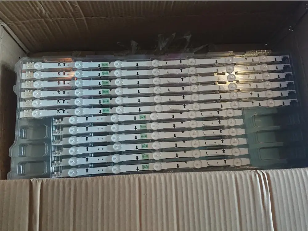 Комплект 12 шт. светодиодный полосы для samsung UE50H6350 UN50J5500AF D4GE-500DCA-R2 D4GE-500DCB-R2 2014svs50 BN96-30428A 30427A