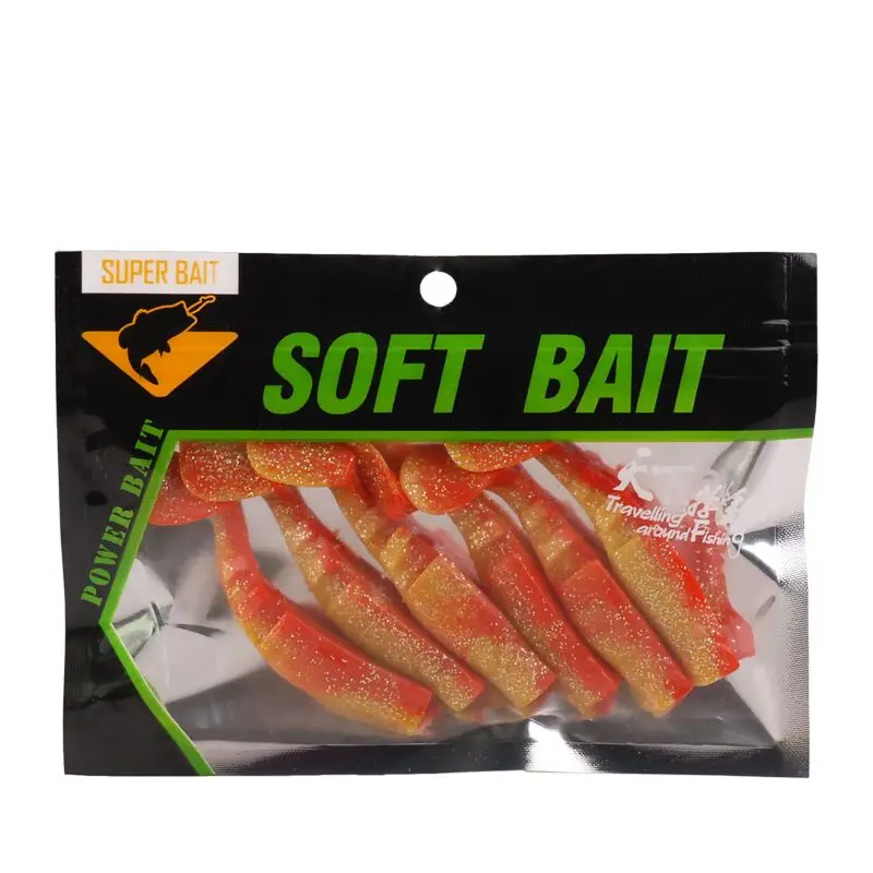 

Smart Soft Lure 6Pcs/lot 75mm/6.9g Fishing Lure Silicone Baits Pescaria Leurre Peche Isca Artificias Para Pesca Fishing Tackle