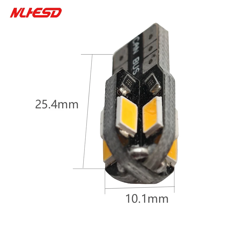10 шт. Canbus Error Free T10 T15 W5W 194 SMD светодиодные лампы 5630 5730 t10 8 8smd 400 люмен белый 12V Авто