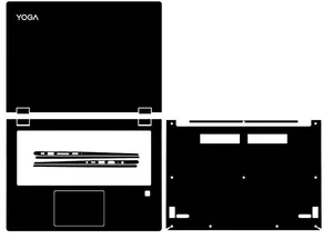 Виниловая наклейка из углеродного волокна для ноутбука Lenovo Yoga 530 14 