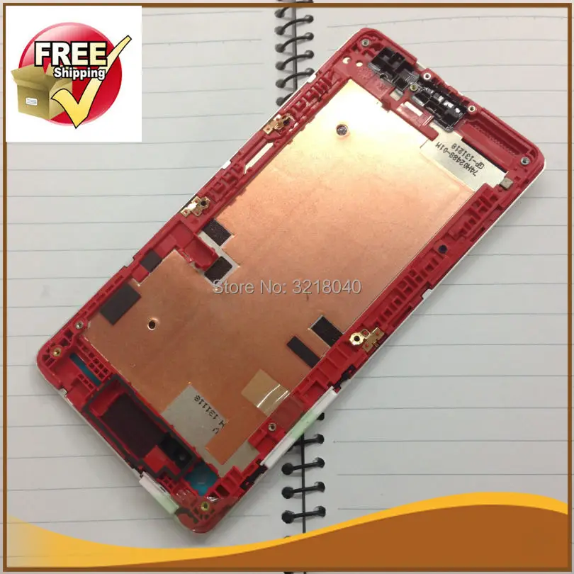 1 pcs front frame For htc desire 600 606w Front Housing Frame Bezel Plate Black White Color Free ship | Мобильные телефоны и