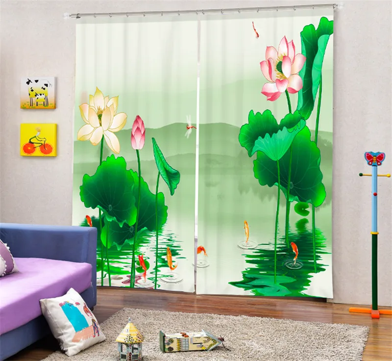 Роскошные 3D занавески драпировки для гостиной офиса гостиницы дома настенный