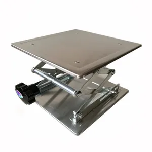 Алюминиевый роутер, подъемный стол для деревообработки, гравировки, лабораторная подъемная стойка, 100 х100х150 мм