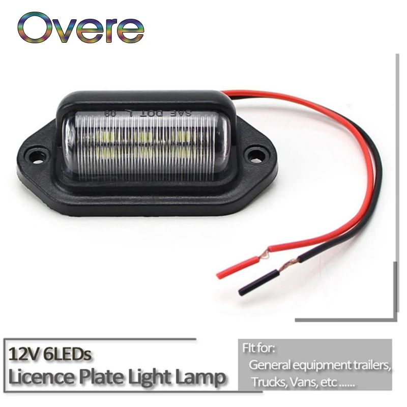 Overe 1PC Car LED Number Plate Lamp License Light Bulbs For Kia Rio Ceed Cerato Sorento Mazda CX-7 6 Mini Cooper | Автомобили и