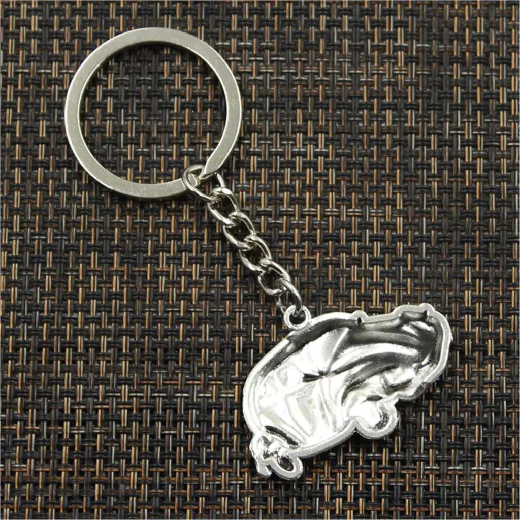 Vintage Car Silver Color Pendant 30mm Keychain for Fashionable Men - DIY Metal Holder Chain - Great Gift - 39x26mm size image 6