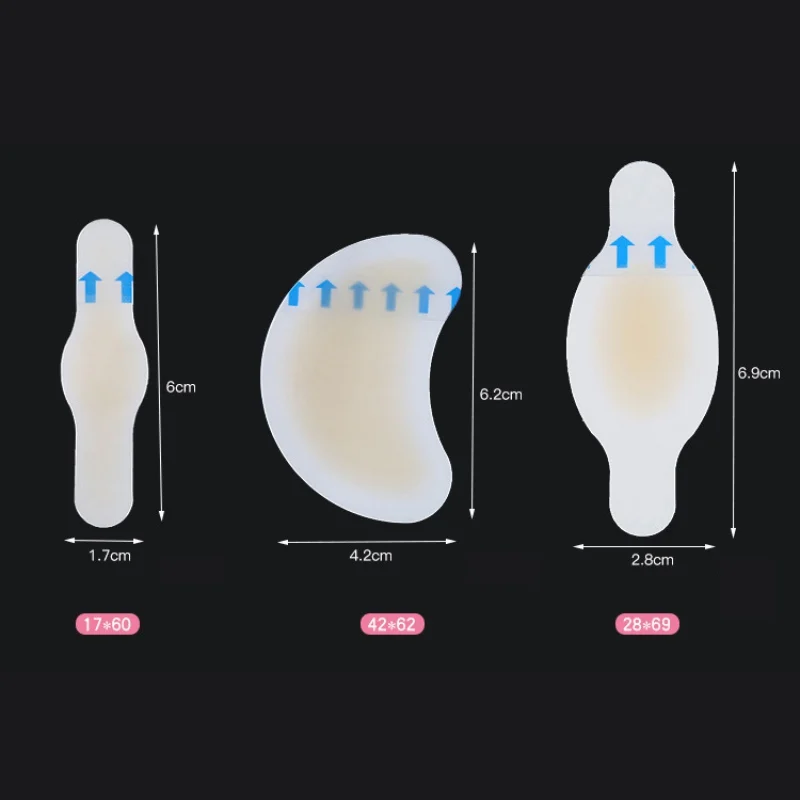 7 видов одноразовых пузырей пятки гелевые накладки на пятку с защитой от