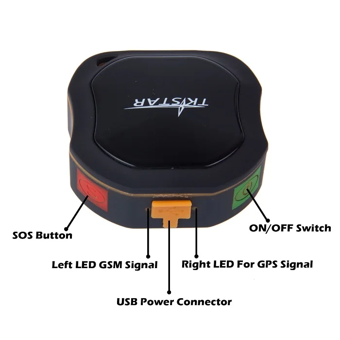 Мини Водонепроницаемый Шпион GSM GPRS GPS трекер автомобиль велосипед в реальном
