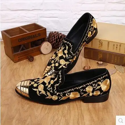 Горячая 2017 Кожа прилив плоские и круглые головы выше в мужской моды вышитые досуг