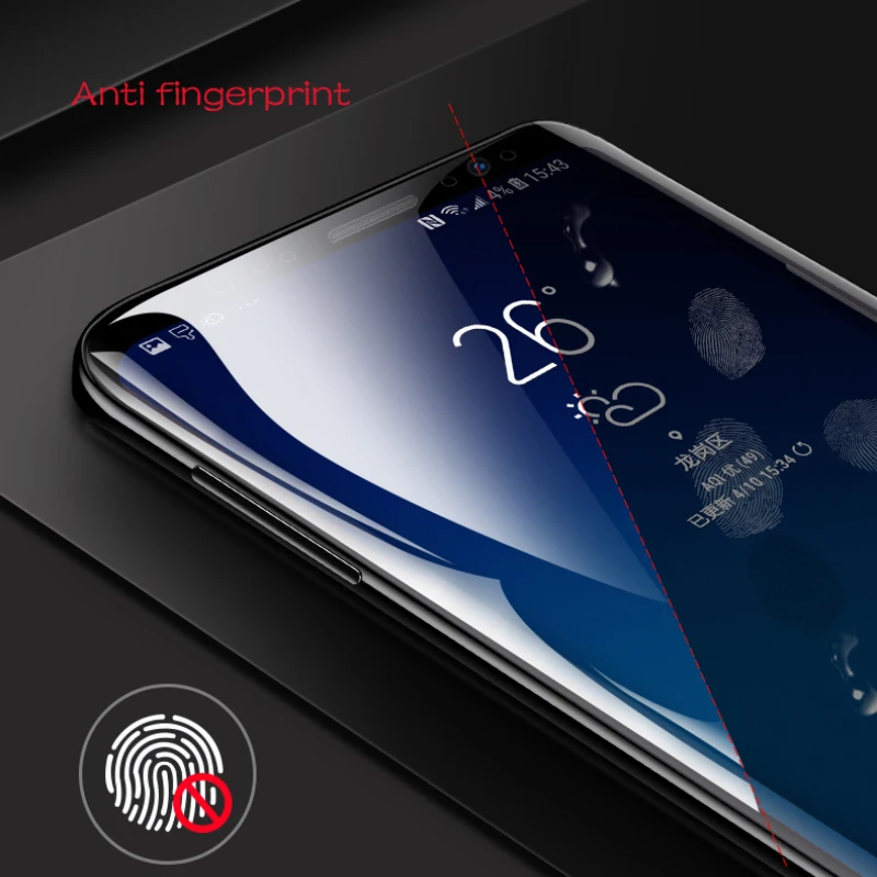 10D полный изогнутая Защитная пленка для экрана samsung Galaxy S8 S7Edge S9 S10 Plus Note 8 9 Tempered